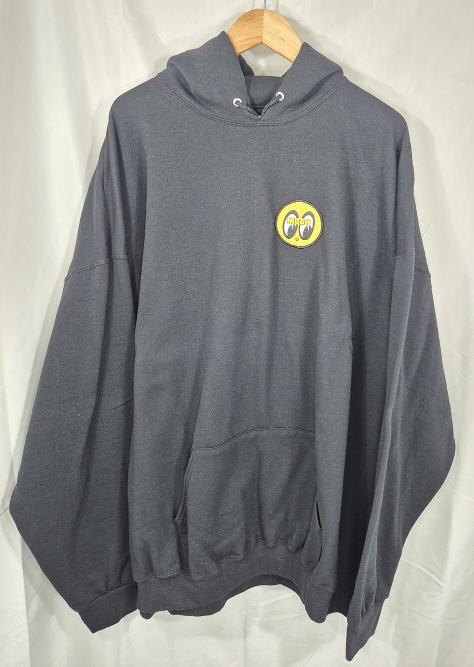 Mooneyes Speed Equipment Graphic Hoodie Black 4XL Jerzees Big Go West Hot Rod